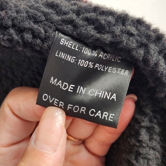 AMERICAN Stitch Hooded Thick Sweater Jacket Size: M - Picture 15 of 16